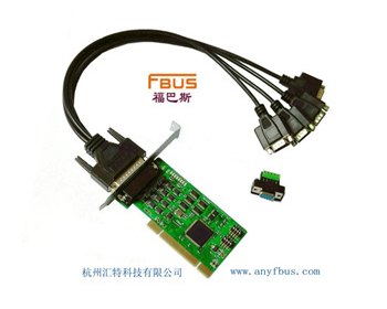 供应PCI转4口RS-422/485/带隔离多串口卡