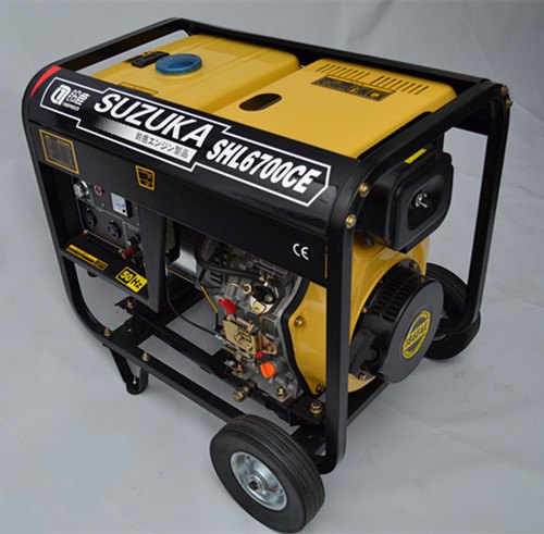 公安局用电启动柴油发电机5KW
