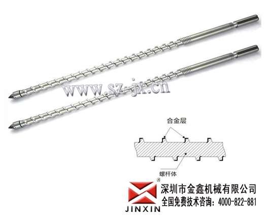 pet专用螺杆橡胶挤出螺杆金鑫高能高效,超级给力