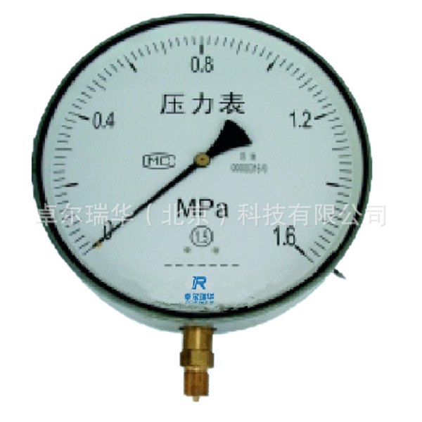 Zoriver 厂价批发Y-200 Y-250 径向直立式 轴向压力表