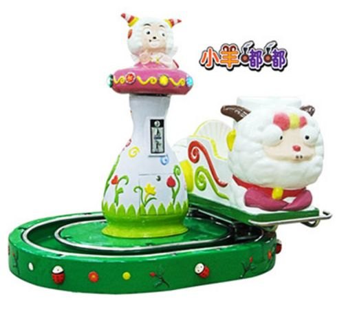 小羊嘟嘟游乐场设备，儿童轨道小火车