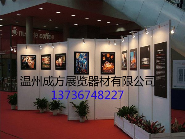 展览器材八棱柱书画展板画展屏风展会用折叠屏风隔断画展屏风 
