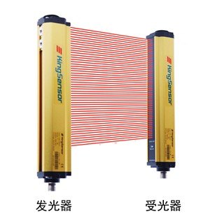 8光束精密检测光幕，凌威晟10mm分辨率红外线检测光幕厂家