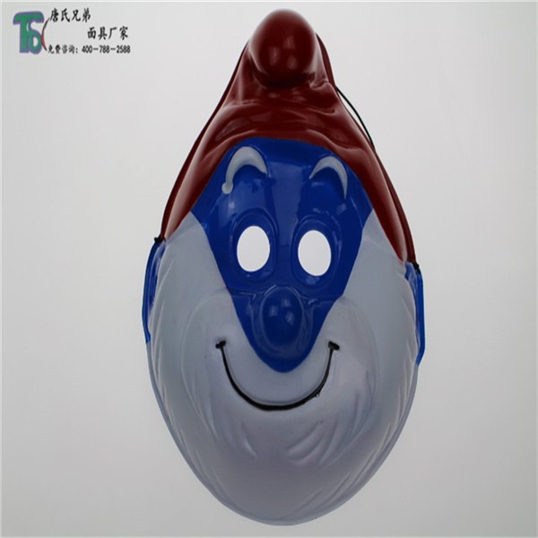 蓝精灵蓝爸爸面具 孩之宝面具 迪士尼面具