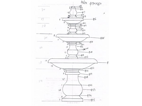 【石雕喷水池】福建特色喷水池石雕供应/喷水池石雕