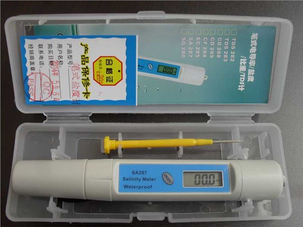 数字显示厨房盐度计