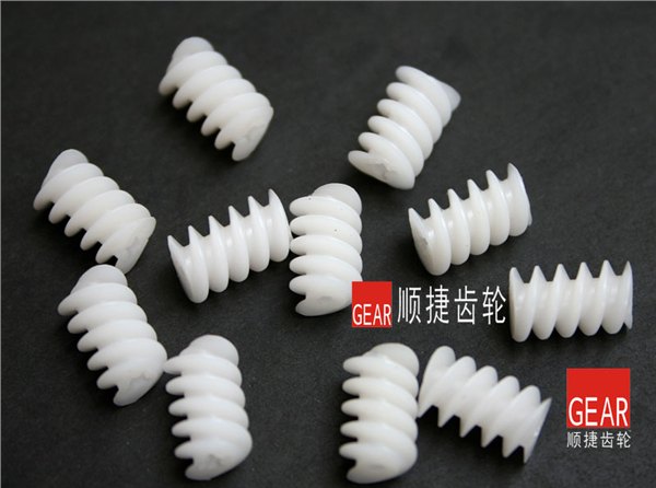 猪肠牙，塑胶蜗杆，塑料涡轮蜗杆