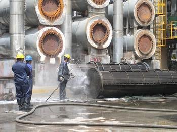 清洗换热器、冷凝器、油罐、锅炉、管道
