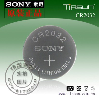 热销 索尼CR2032纽扣电池3V 广泛用于电脑主板