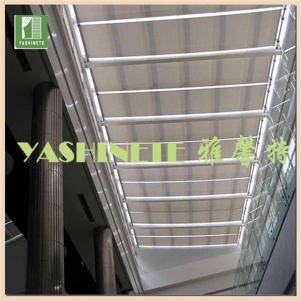 杭州雅馨特三角形阳光房佳丽斯FSS天棚帘上门测量定制
