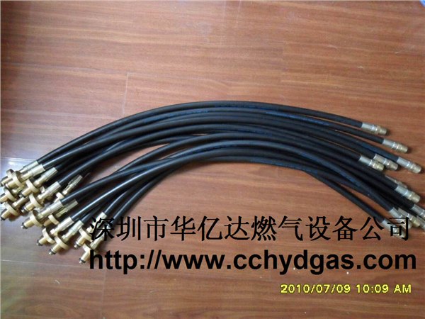 供应PLG带止回阀液相燃气高压胶管 气化炉胶管