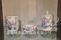 供应青花釉里红文具