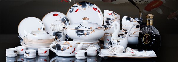 生产景德镇陶瓷餐具 定做精美陶瓷礼品餐具
