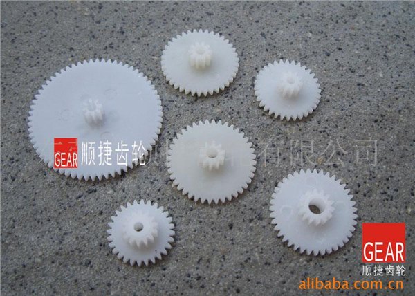 塑料直齿塑胶齿轮 塑料蜗杆塑胶齿轮 顺捷齿轮