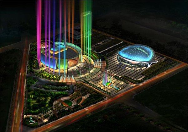 外墙灯光设计_建筑照明设计_城市亮化工程