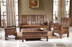 打蜡鸡翅木沙发批发供应