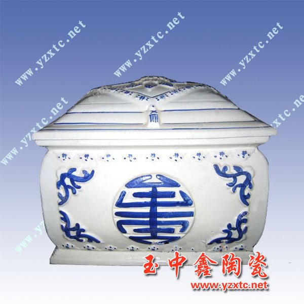 陶瓷棺材 殡葬祭祀用品 新品陶瓷棺材图片