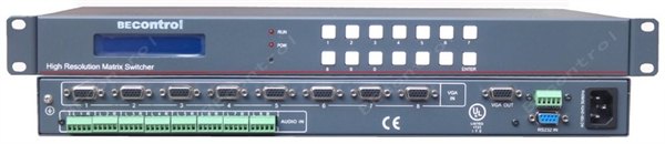 供应VGA+音频切换器4进1出 VGA4切1 自动侦测