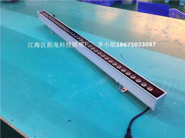 1米27W户外防水LED工程亮化灯高压全色LED洗墙灯