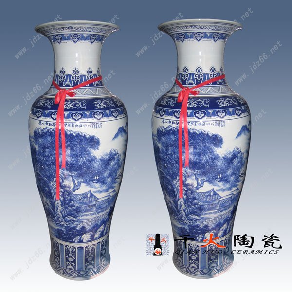 陶瓷花瓶 手绘艺术瓷 陶瓷定制