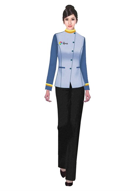 郑州物业保洁服订做价格|郑州酒店保洁工作服厂家【众心制衣】品牌服装 厂
