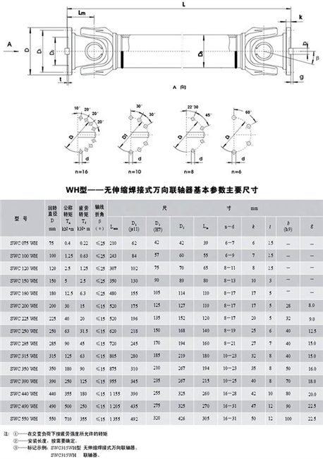 【中乐】苏州swc型万向轴，无锡中乐机械，厂家直