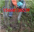 便携式挖树机本机可轻松地切入泥土，锯断泥土中的树根，主要用于林木移栽过