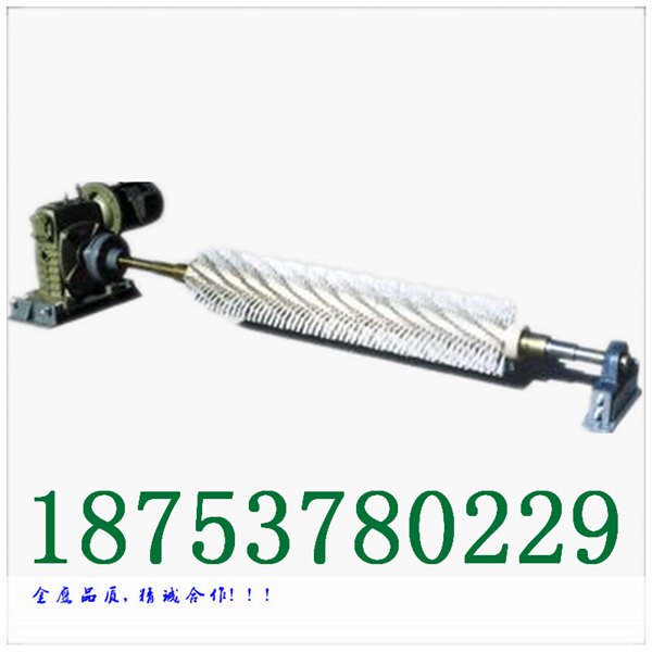 现货电动滚刷清扫器   防爆电动毛刷清扫器
