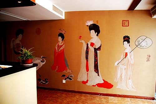 北京丝绸手绘壁纸|酒店丝绸手绘壁纸丝绸墙纸|悦嘉睿智