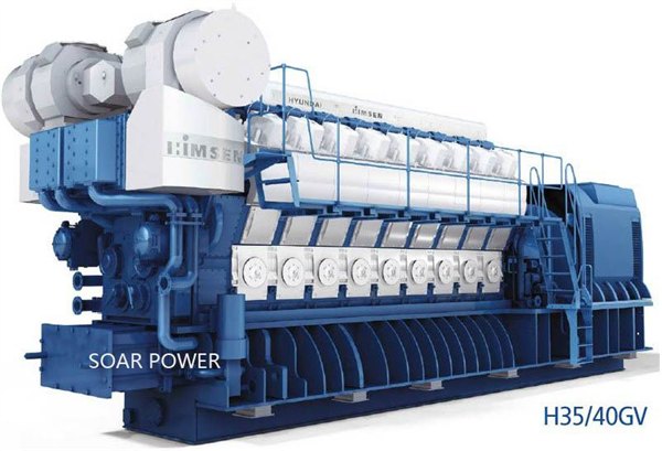 供应现代燃气发电机组(2.7MW～25MW) 