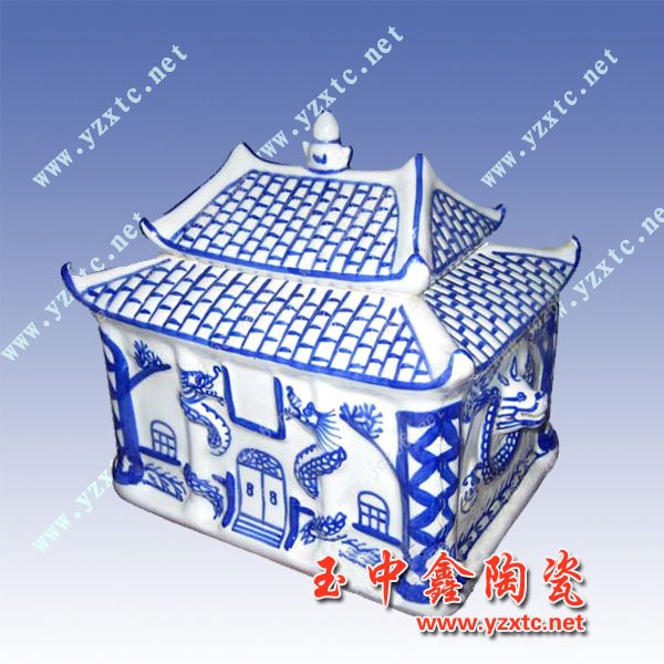 陶瓷殡葬用品 陶瓷骨灰盅 陶瓷棺材 