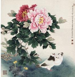 高清微喷名家花鸟