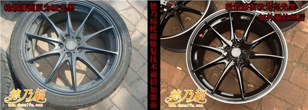 德乃福轮毂翻新改色拉丝