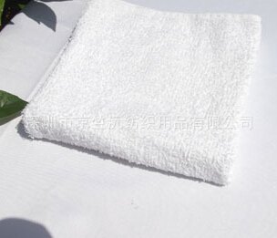 供应京竺沅毛巾厂家直销纯棉素色白色毛巾 超强吸水不掉毛柔软毛巾