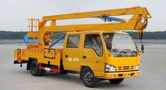 专汽之都供应五十铃单桥双排高空作业车