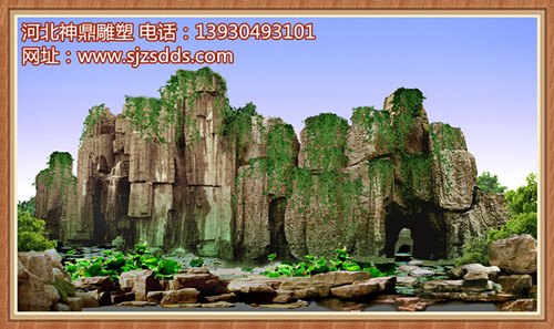 热门生态园酒店假山首选神鼎雕塑技术公司