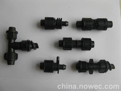 山东大田滴灌系统管用什么连-PE承插管件