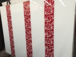 丝印冰雕冰花单色腰线幻彩橱柜玻璃