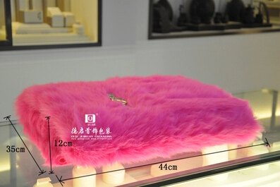 长毛绒摆件首饰包装配件首饰道具高档展示绒布