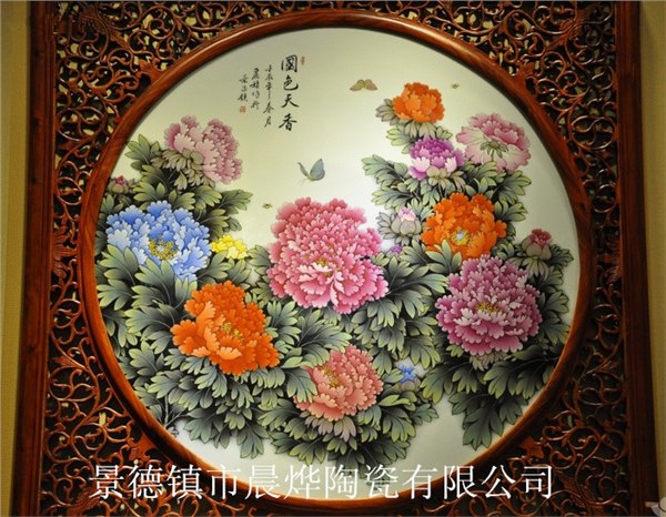 生产定制瓷板画