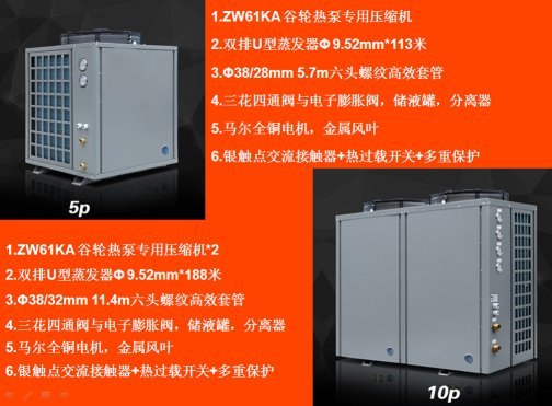 合肥空气能热水器 品牌,化工空气能热水工程
