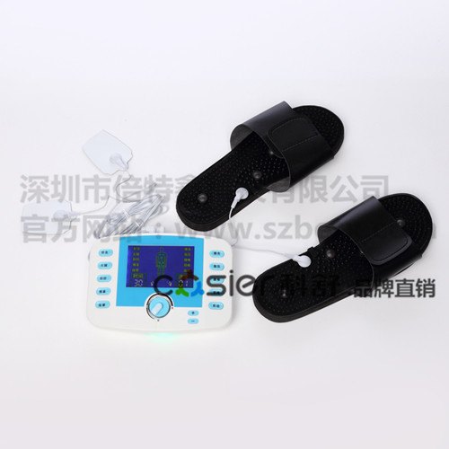 台式双输出数码经络按摩仪足底保健脉冲按摩机生产厂家直销