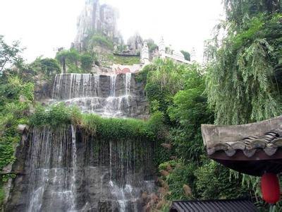 昆山防腐木花架 昆山假山塑石设计公司找昆山弘坤