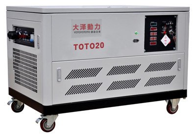 发电机组20KW静音汽油发电机