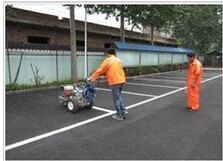 郑州专业划车位号 河南路边画车位线施工 马路划线