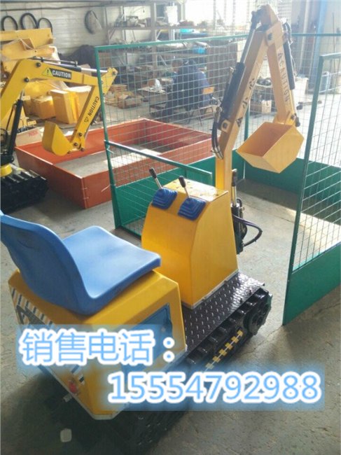 新型游乐场用游乐挖掘机小孩挖掘机轰动世界
