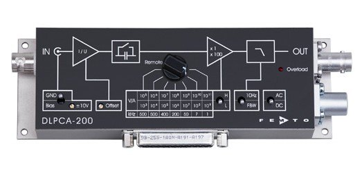 供应DLPCA-200进口可变增益低噪声电流放大器FEMTO