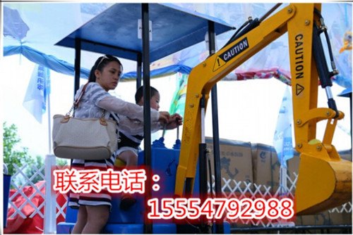 进口材料组装而成游乐场小孩挖掘机质量好