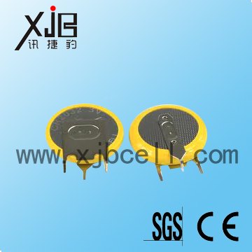 CR2032模块时钟电池，CE2032带脚电池