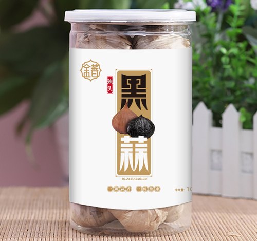 500g罐装独头黑蒜